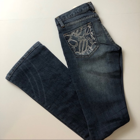 bebe Denim - NWT Bebe Carmen jeans with rhinestones